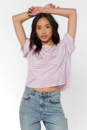 Teller Periwinkle Stripe Tee