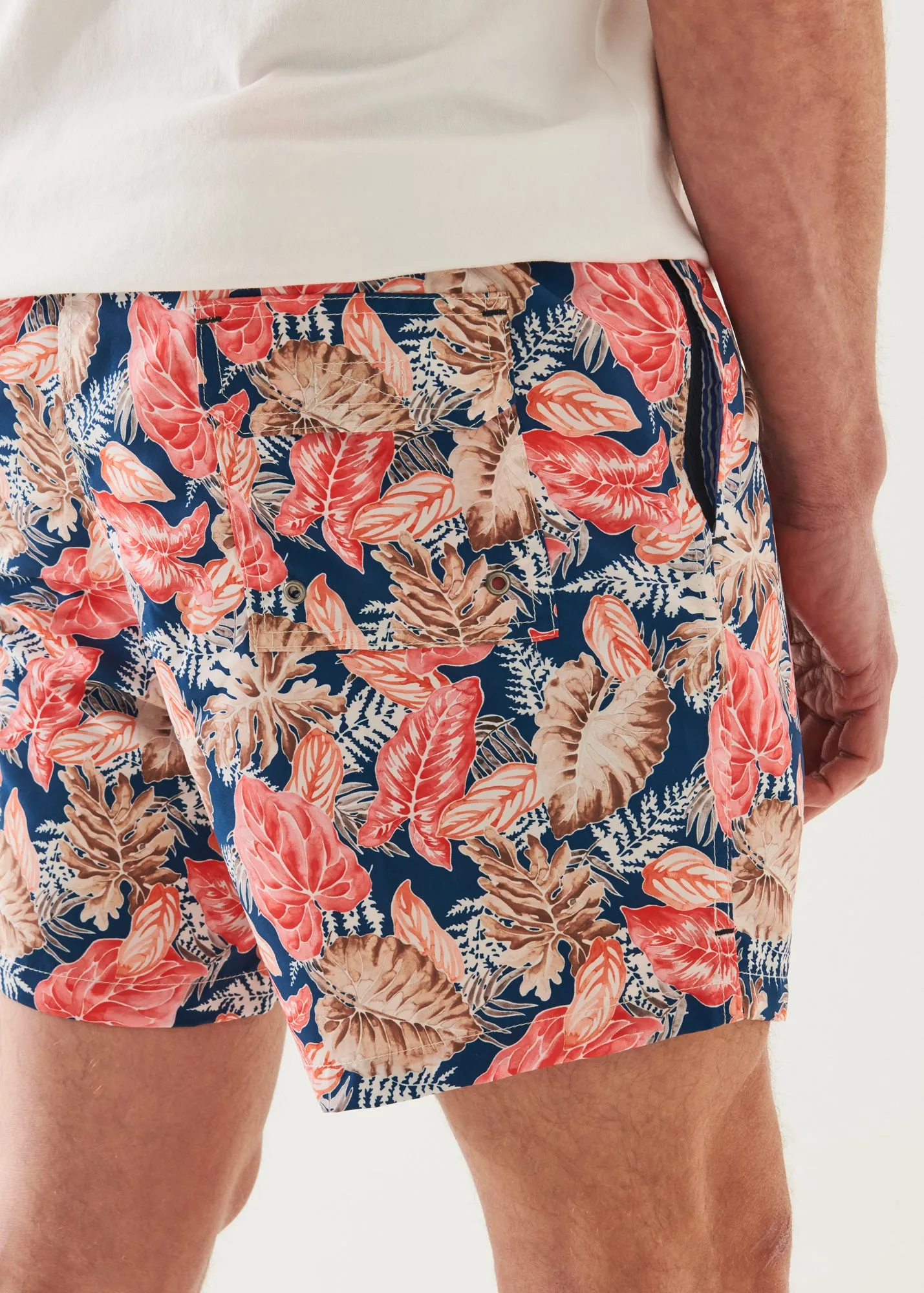 TROPICAL PRINT SWIM SHORT