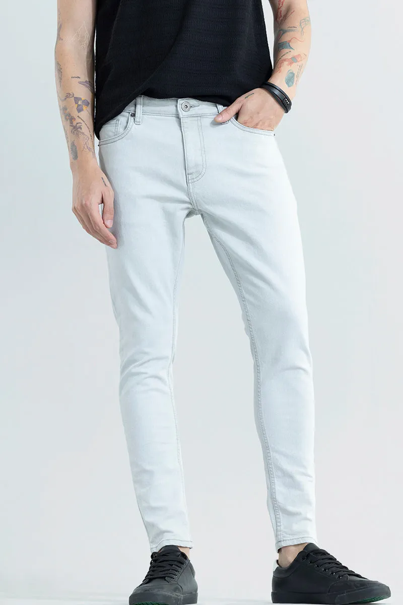 Urban Edge Ice Blue Skinny Fit Jeans