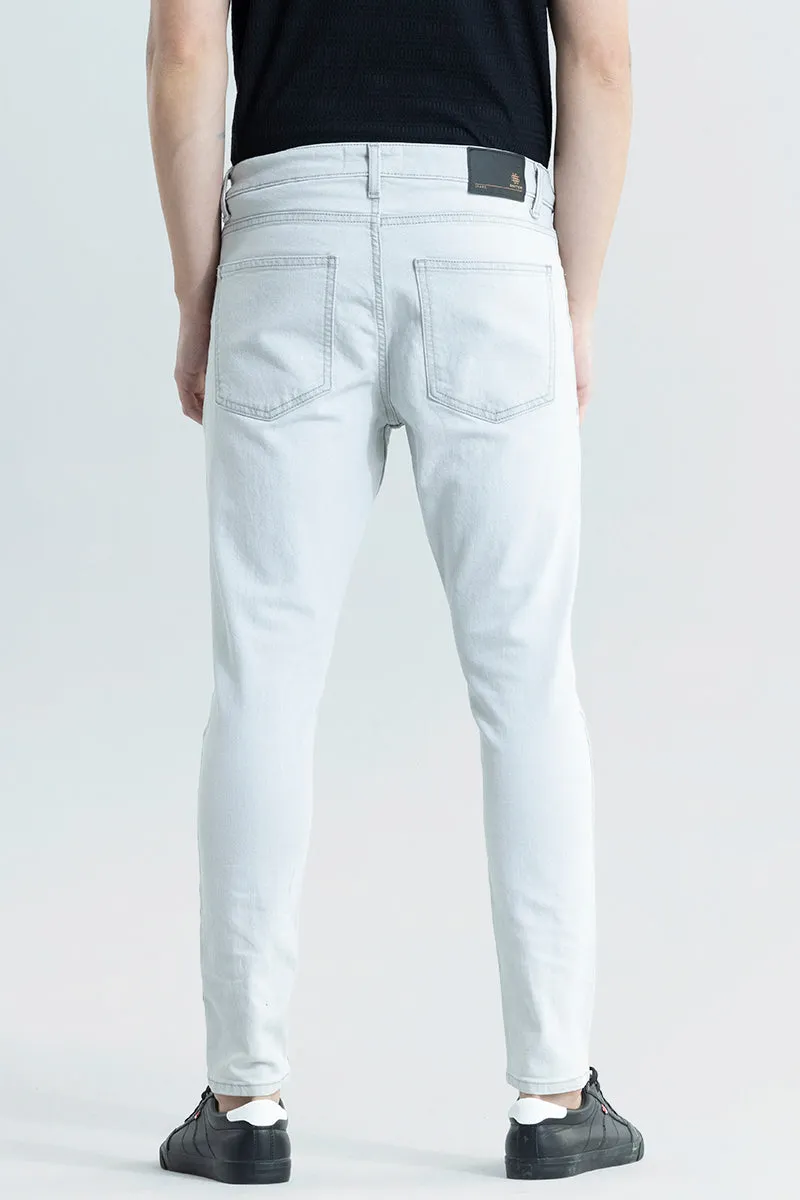 Urban Edge Ice Blue Skinny Fit Jeans