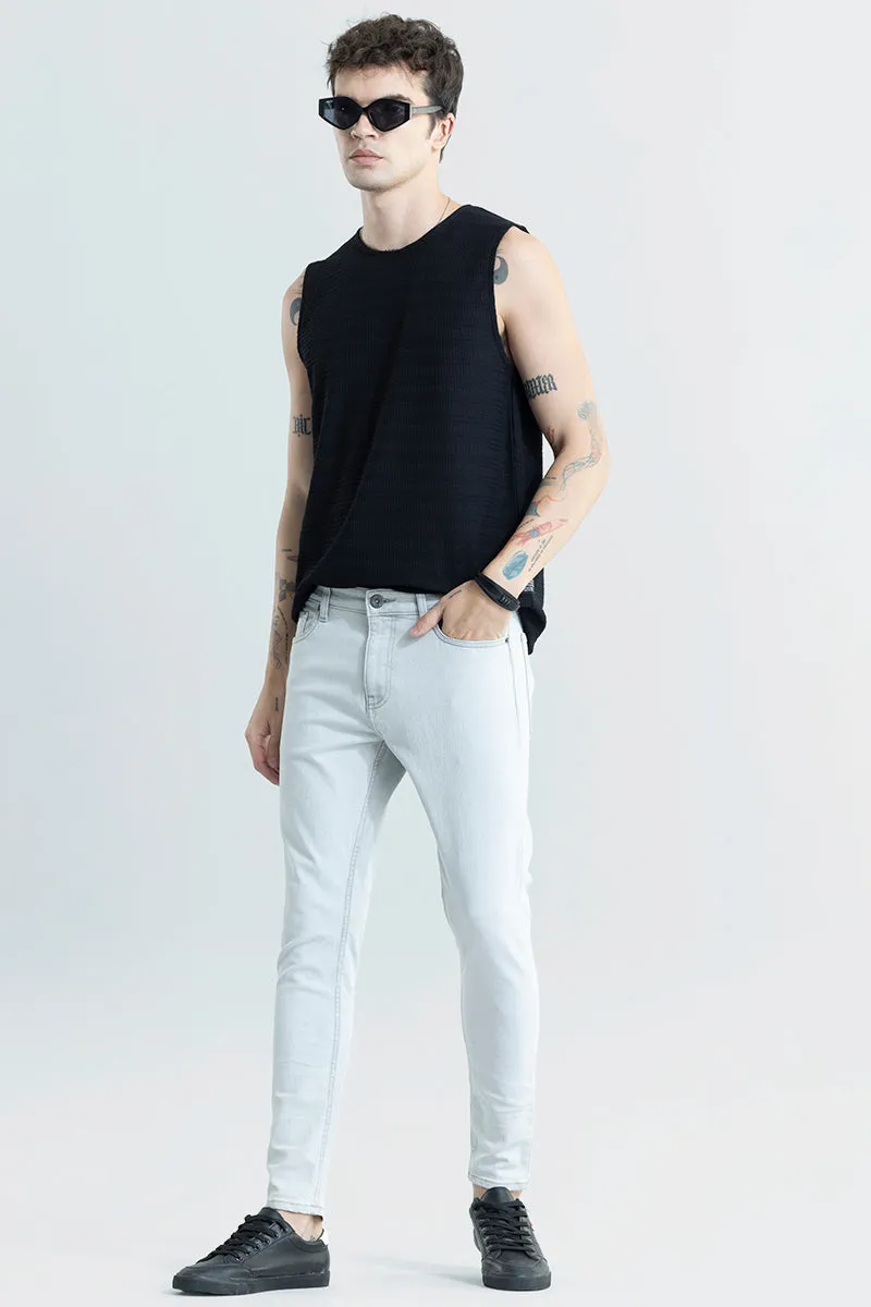 Urban Edge Ice Blue Skinny Fit Jeans