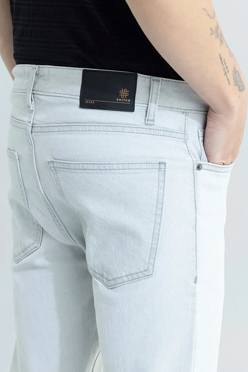 Urban Edge Ice Blue Skinny Fit Jeans