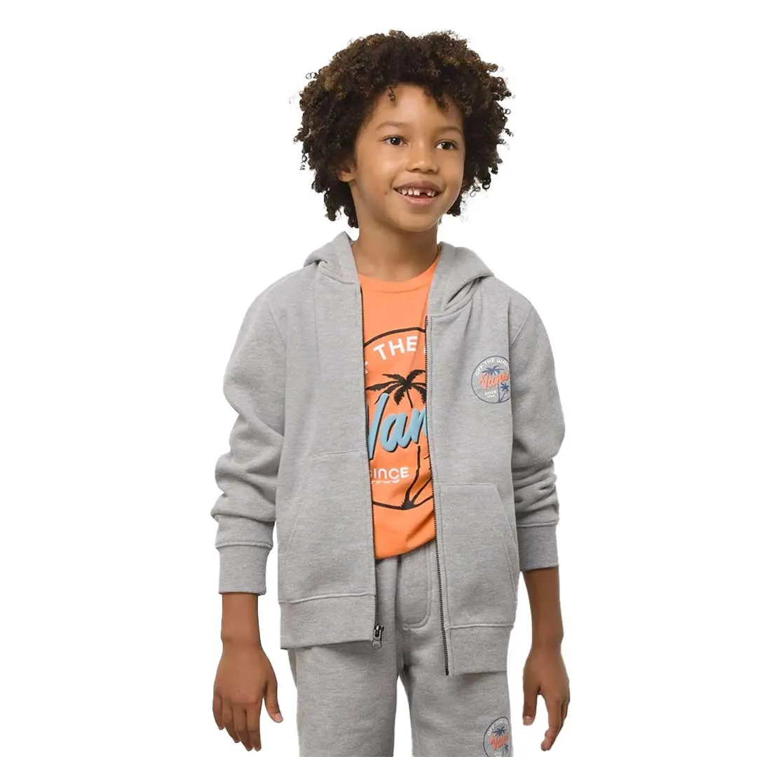 Vans - Kids' Palm Script Full Zip Hoodie (5KOP02F)