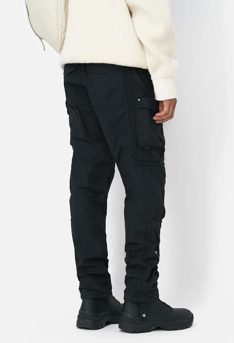 Vintage Slab Cargo Pant / Black