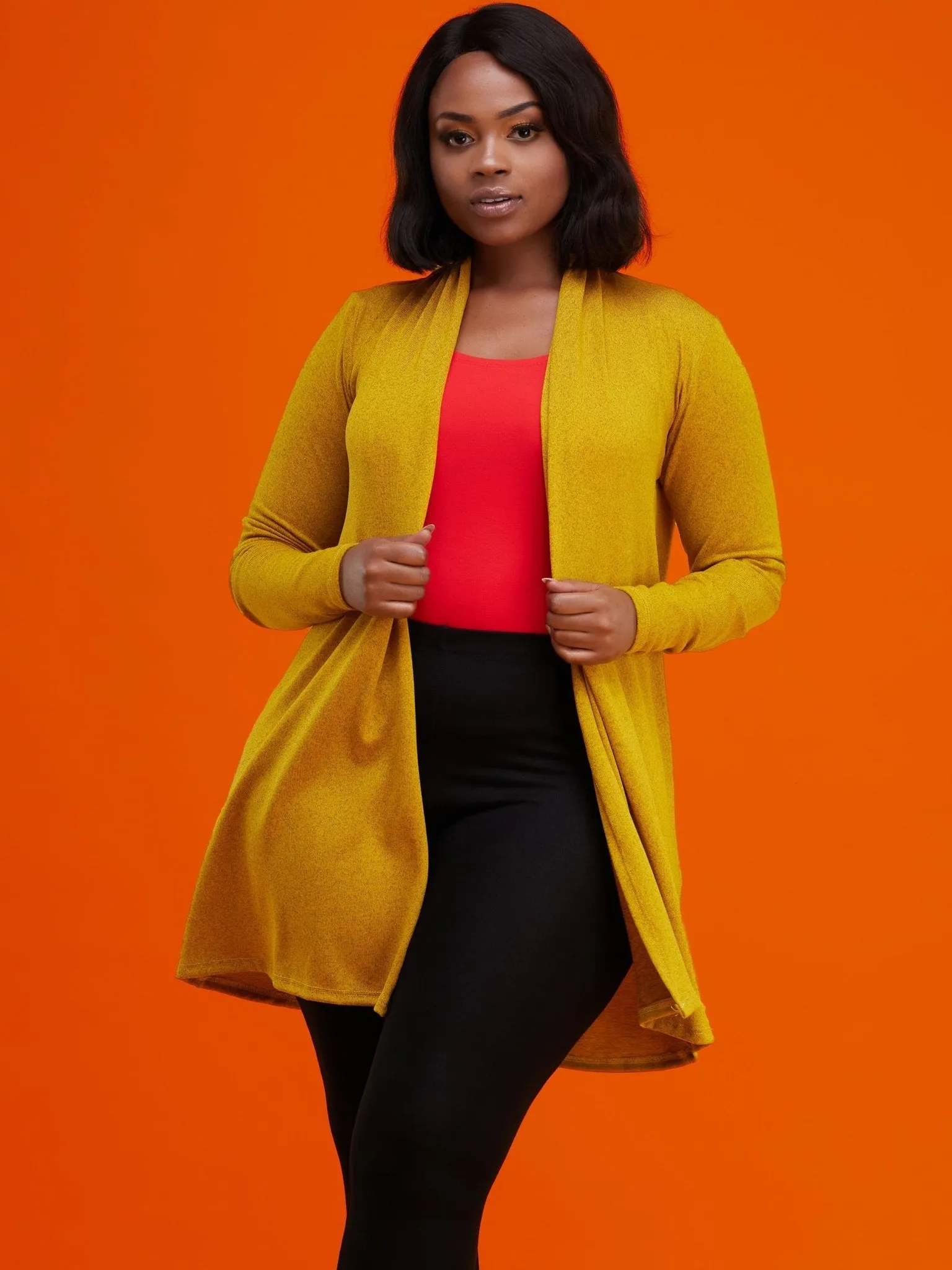 Vivo Basic May Sweater - Mustard