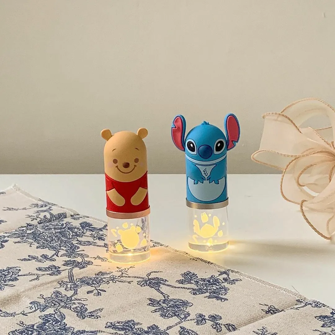 Winnie the Pooh and Stitch 3D Crystal Light