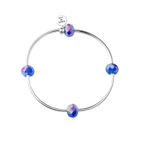 Wish | Bracelet | Sapphire - Crystal