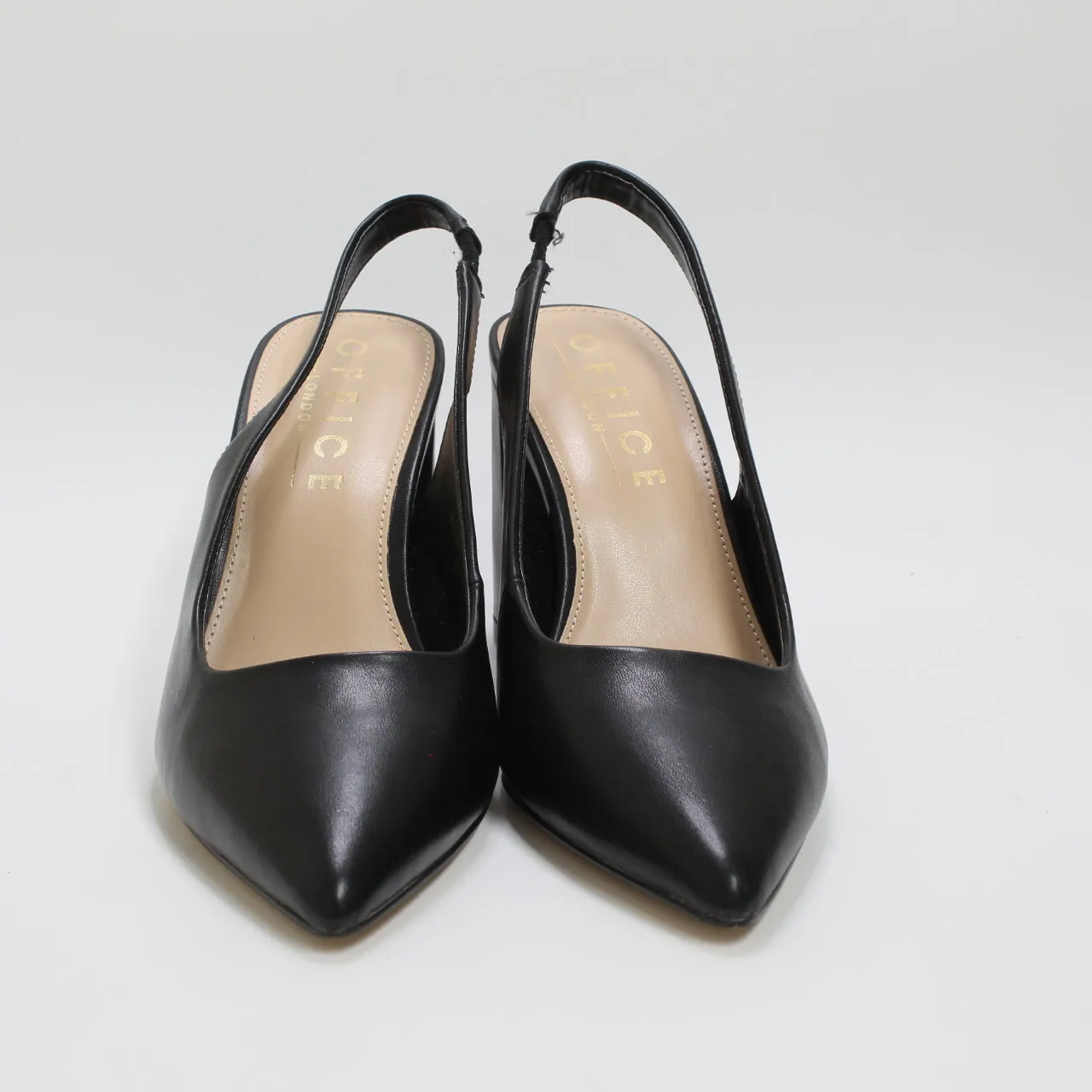 Womens Office Maestro Slingback Heel Courts Black