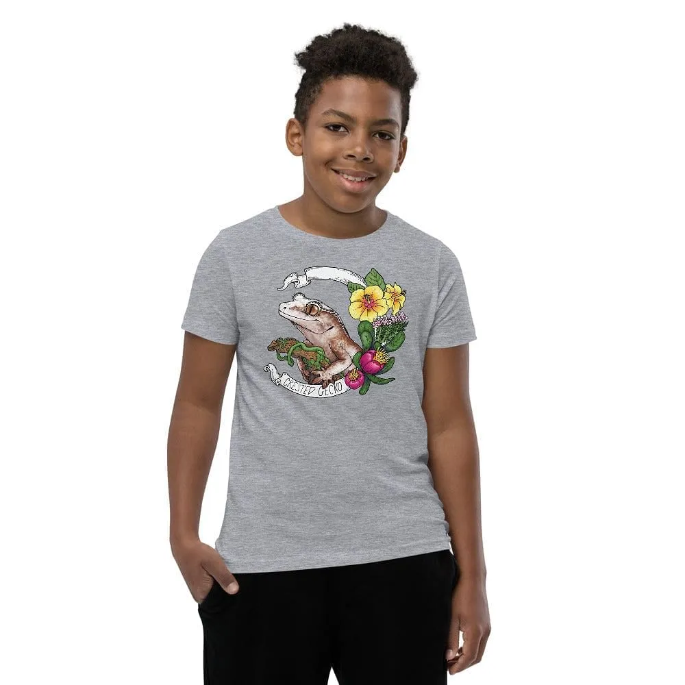 Youth Crested Gecko Banner Tee