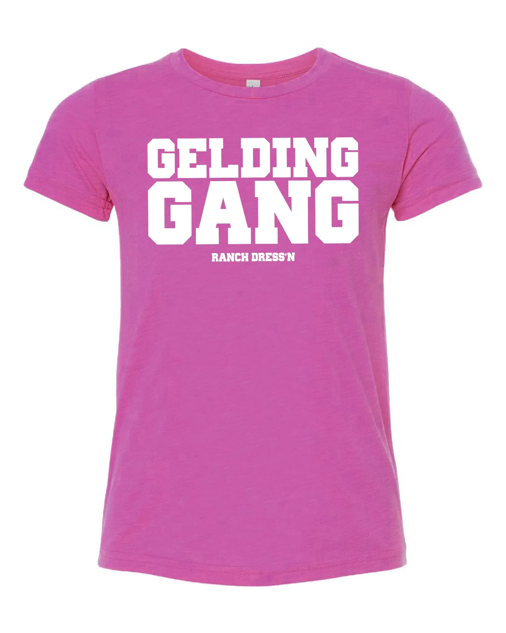 *YOUTH* GELDING GANG - HEATHER MAGENTA TEE